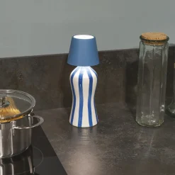 Zafferano AiLati Poldina Stopper LED Akkuleuchte & Flaschenaufsatz