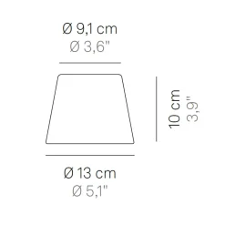 Zafferano AiLati Poldina Keramikschirm