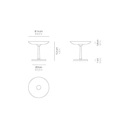 Zafferano AiLati Sister Light Mini Plate Glasteller