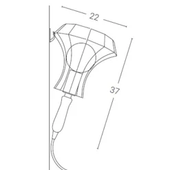 Zava Lady Cage Wandleuchte
