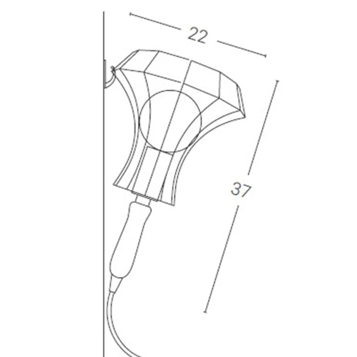 Zava Lady Cage Wandleuchte