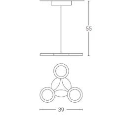 Zava Meta LED Pendelleuchte