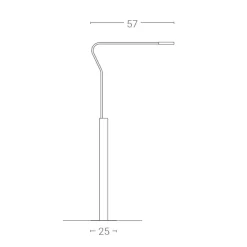 Zava Meta LED Stehleuchte