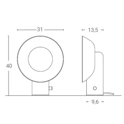 Zava Reverb LED Tischleuchte